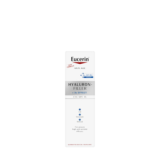 Eucerin Hyaluron-Filler +3x Effect SPF 15 Eye Cream 15 Ml