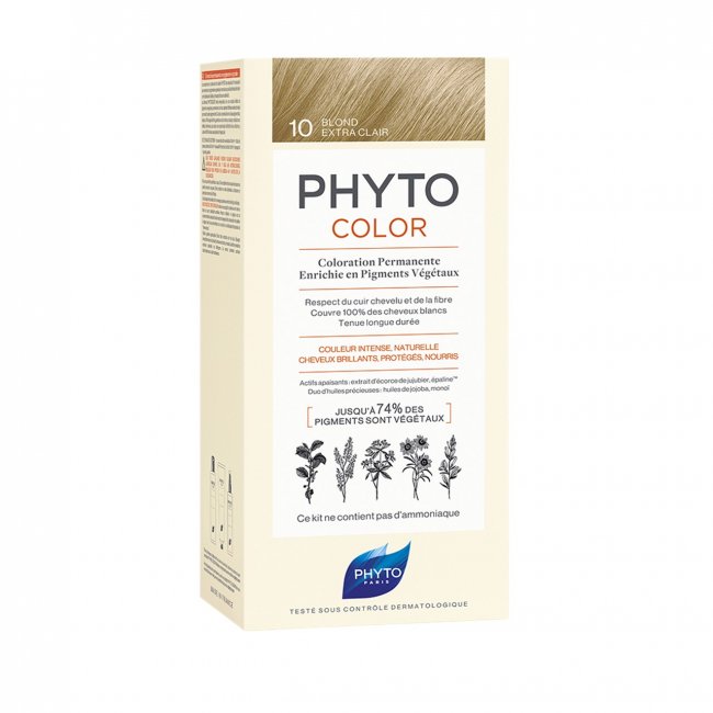 Phyto Permanent Hair Color NO.10 - Blond Extra Clear