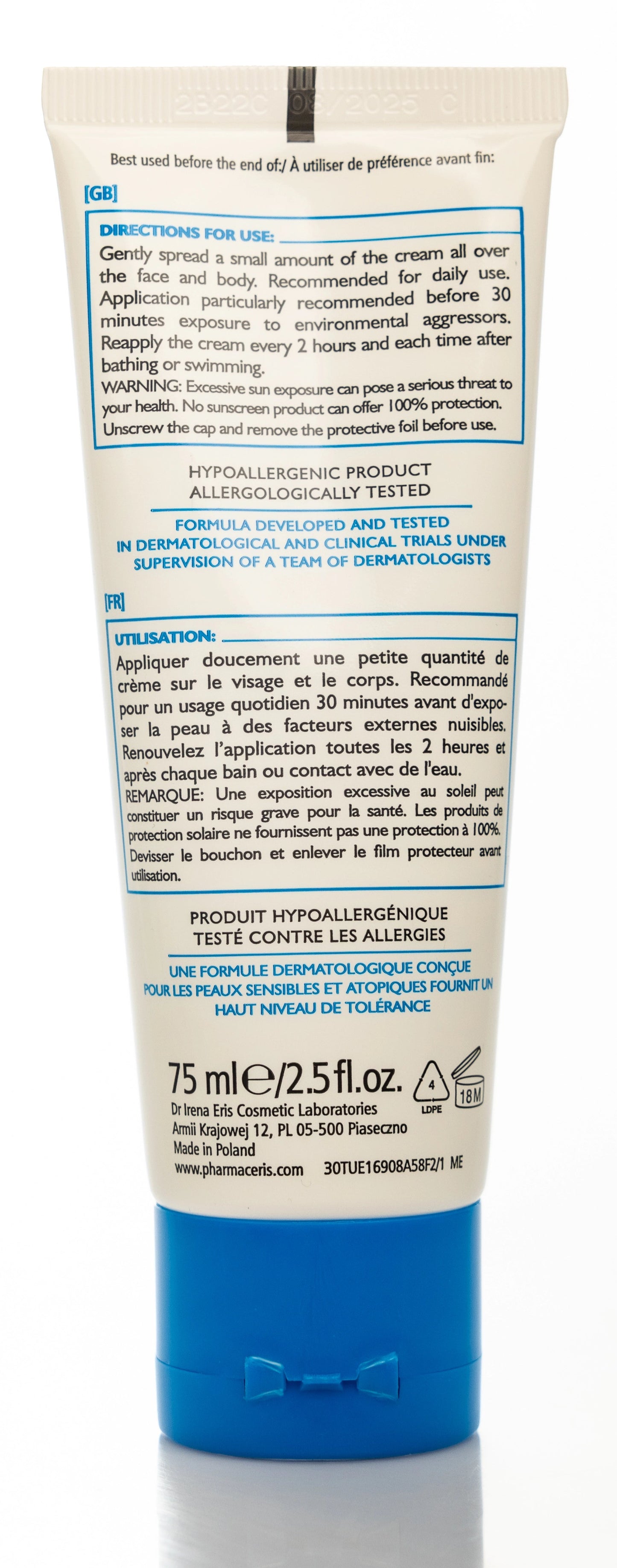 Pharmaceris E Emotopic Dermo-Protective Mineral SPF50+ Cream 75ml