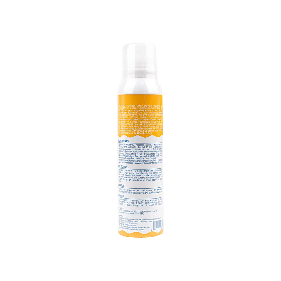 Revitol+ Sun Block SPF50 Spray 150Ml