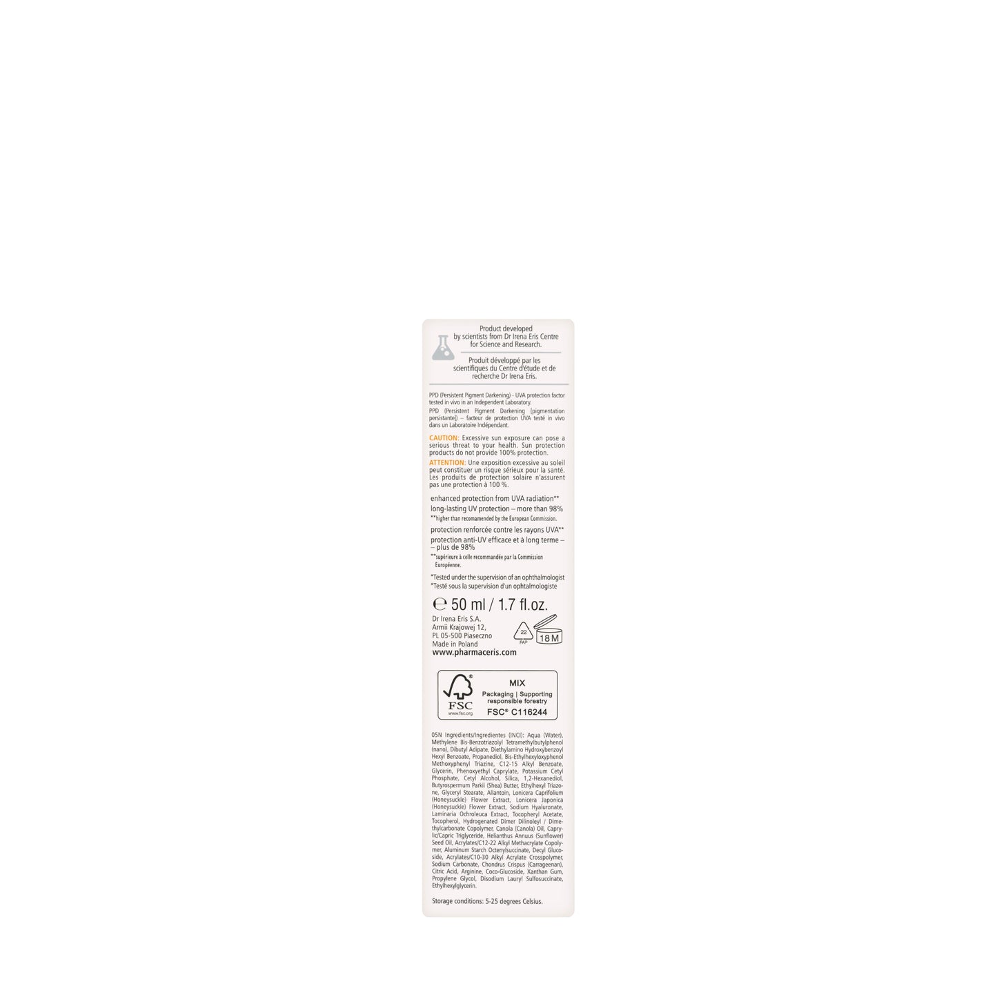 Pharmaceris S Sensi Protect Spf 50+ Lotion 50 Ml
