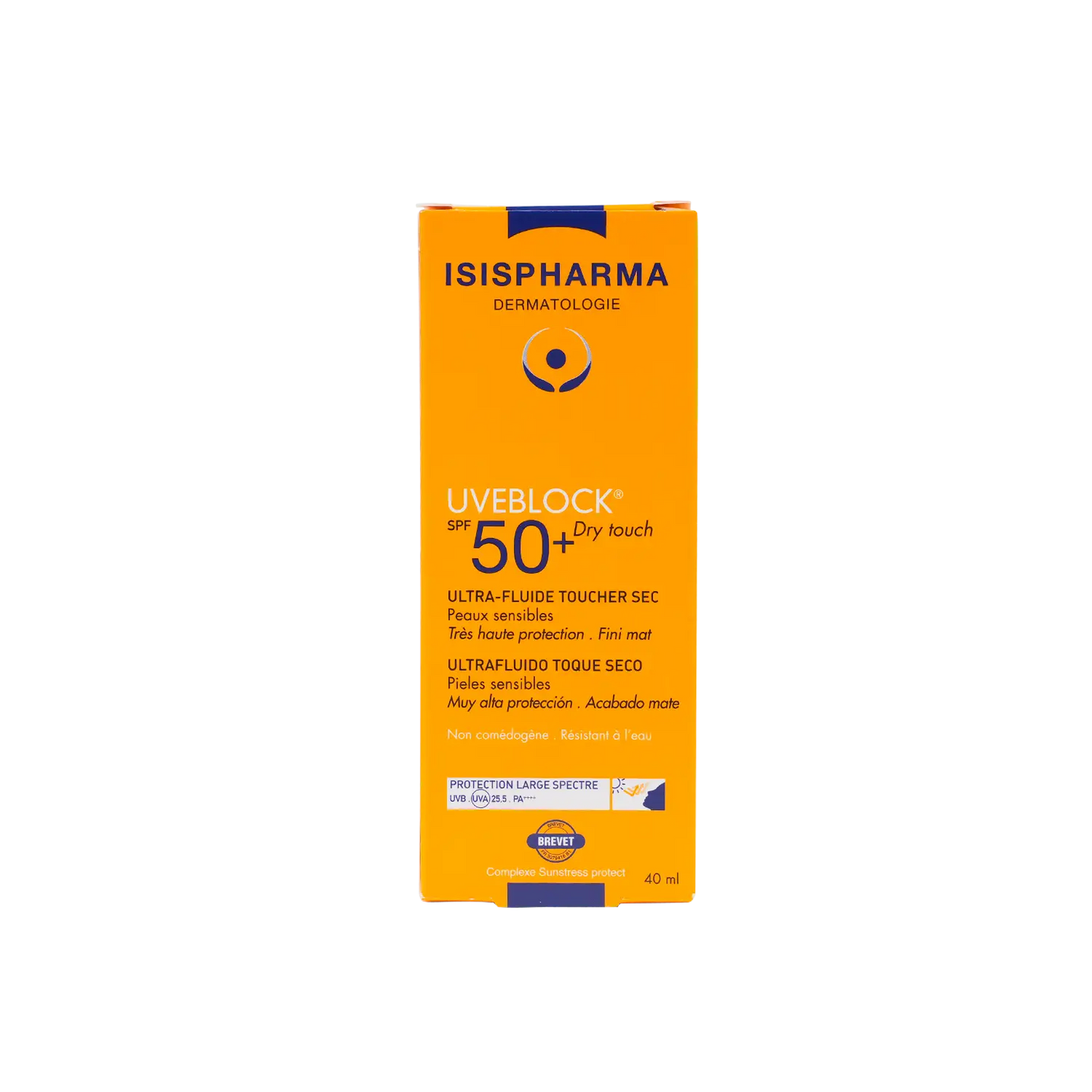 ISIS Pharma UVeblock SPF50+Dry Touch Ultra-Fluid 40ml