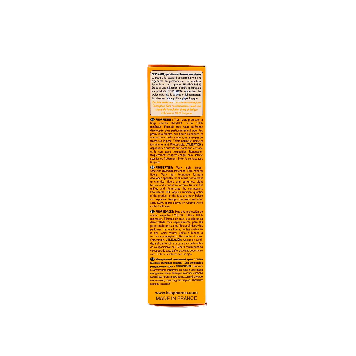 ISIS Pharma UVEBLOCK SPF50+ Tinted Mineral Cream 40 ml