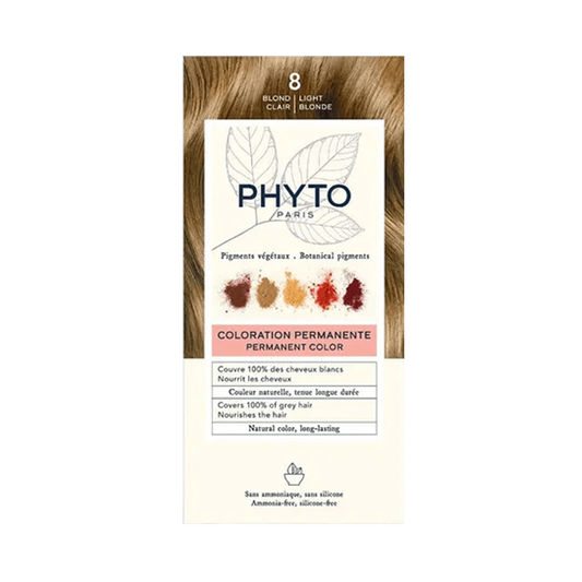 Phyto Permanent Hair Color NO. 8 - Light Blonde