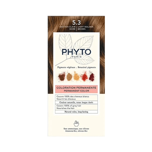 Phyto Permanent Hair Color NO. 5.3 - Light Golden Brown