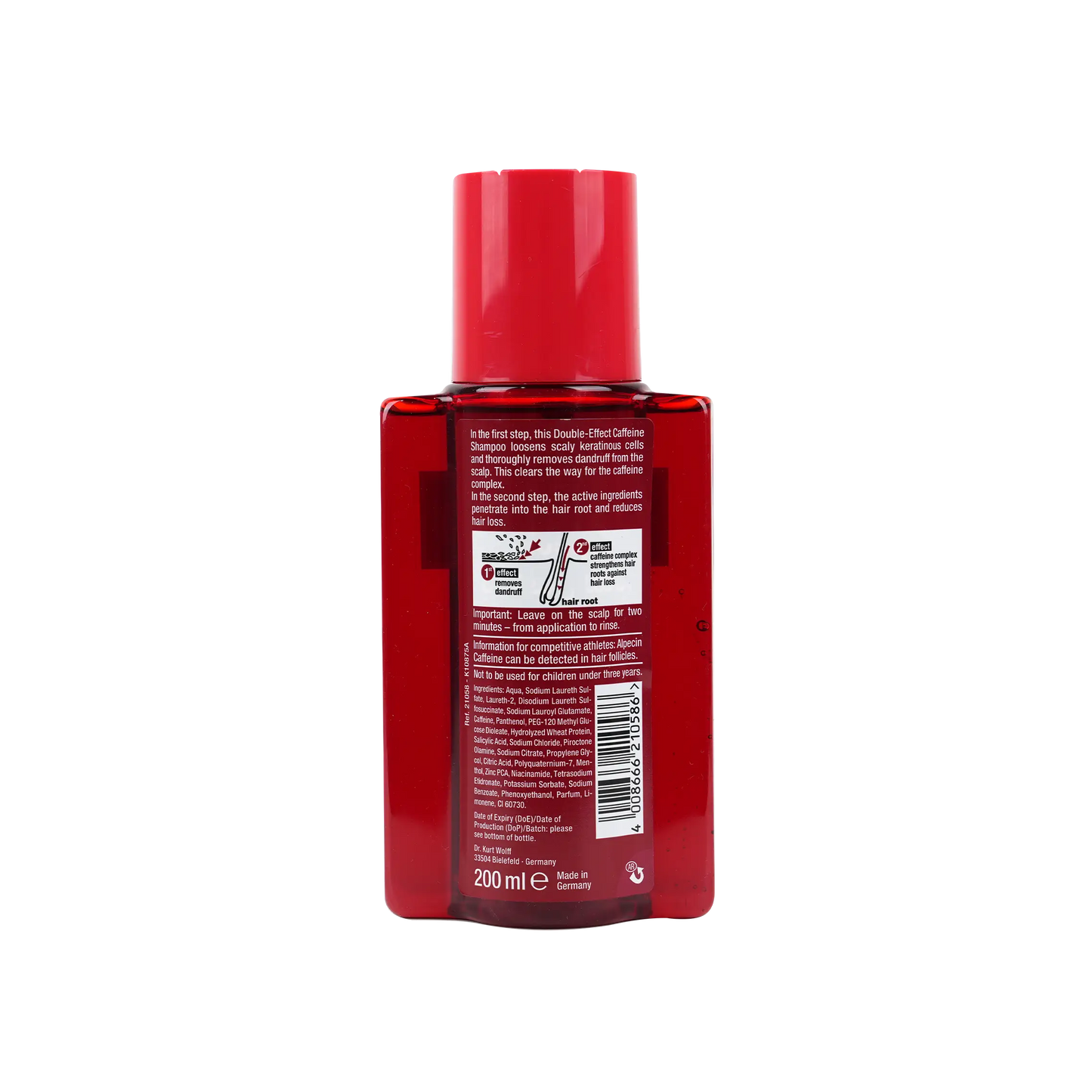ALPECIN double effect Caffeine Shampoo