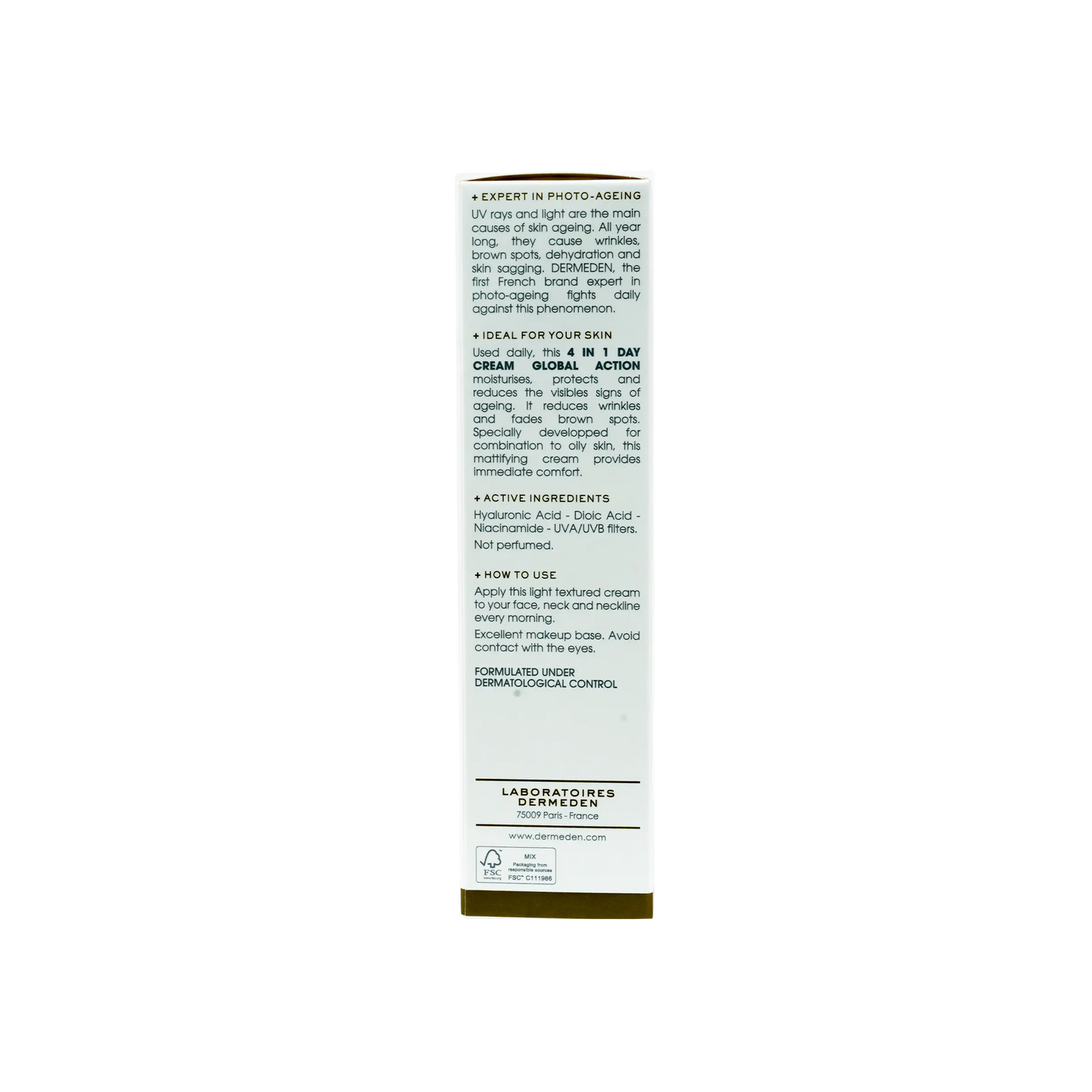 DERM EDEN DAY PROTOCOLE 4 IN 1 DAY CREAM 50ML-OILY SKIN