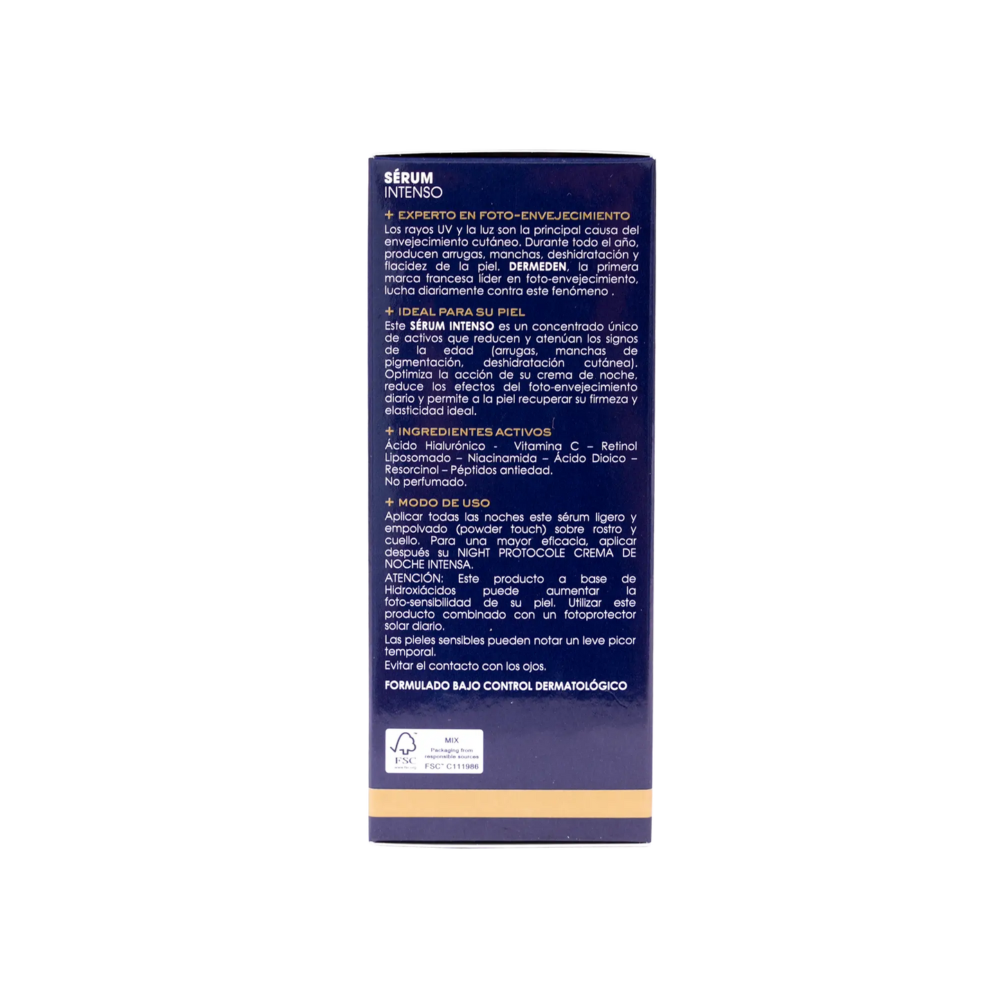 DERM EDEN NIGHT PROTOCOLE INTENSE SERUM 30ML