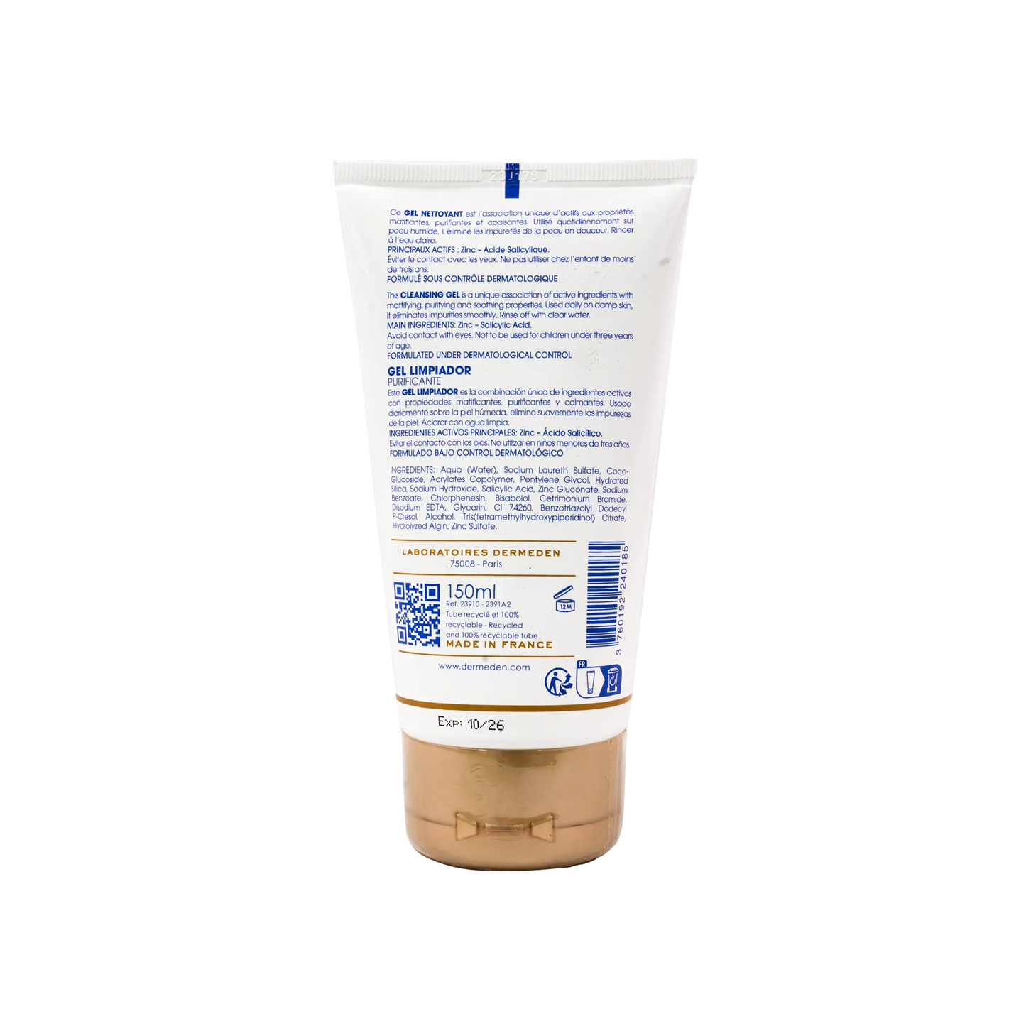 DERM EDEN PURIFYING CLEANSING GEL 150ML