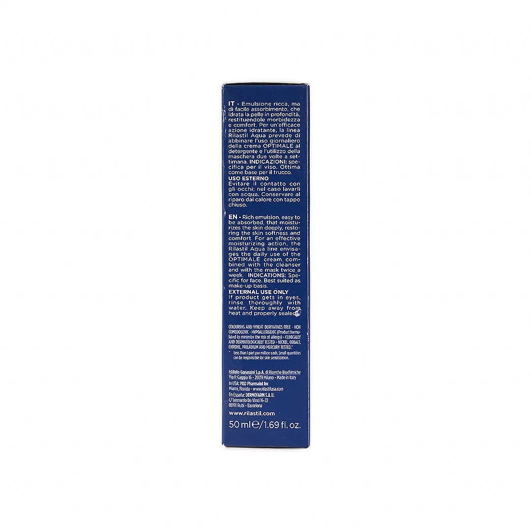 Rilastil AQUA OPTIMALE RICH MOISTURIZING CREAM 50ML