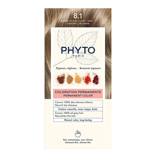 Phyto Permanent Hair Color NO.8.1 - Light Ash Brown