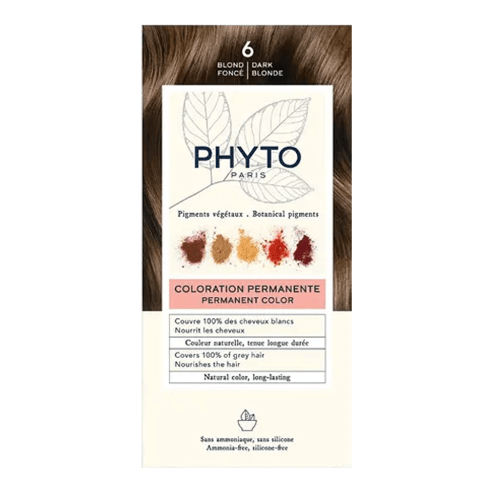 Phyto Permanent Hair Color NO. 6 - Dark Blonde