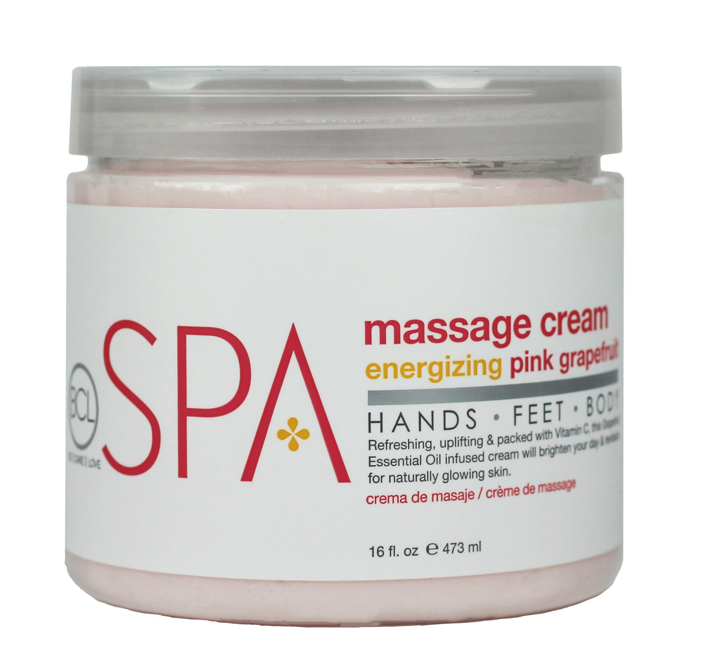 Be Care Love Pink Grapefruit Massage Cream 473gr