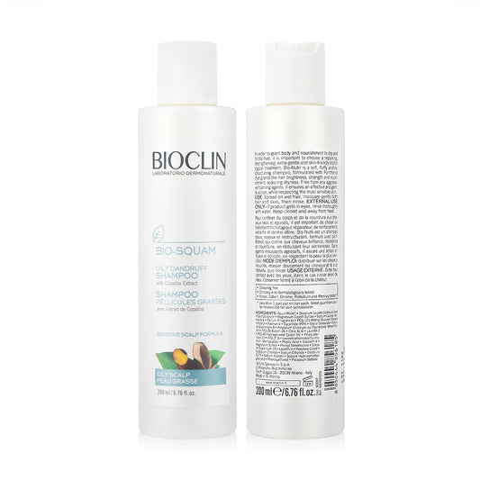 Bioclin Bio Squam Oily Dandruff Shampoo 200ml
