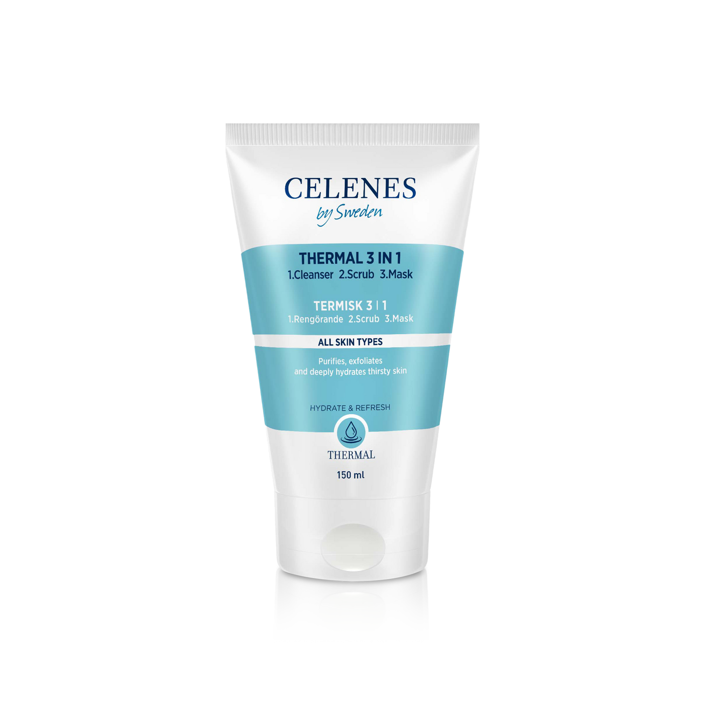 Thermal 3 In 1 Cleanser, Scrub & Mask