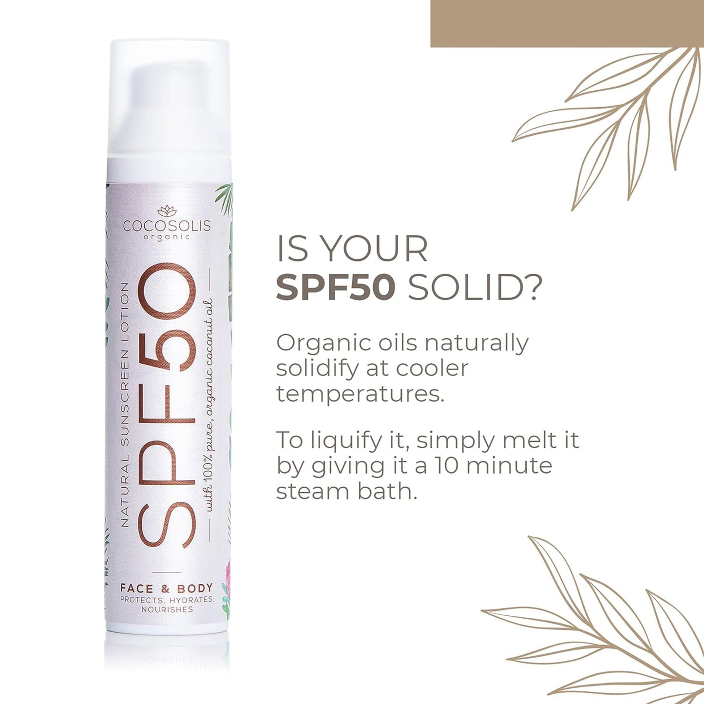 Natural Sunscreen Lotion SPF 50