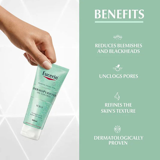 Eucerin Dermo Purifyer Oil Control Scrub 100Ml