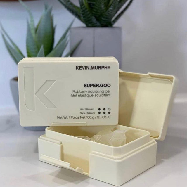 Kevin Murphy Super.Goo product packaging on a neutral background