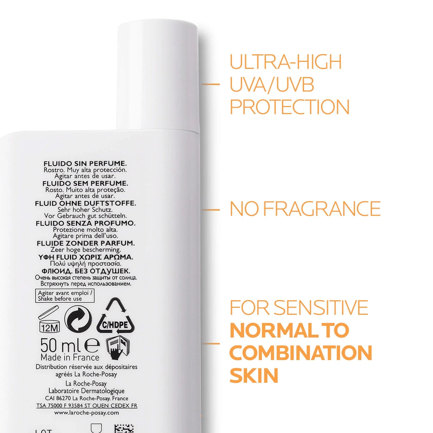 Anthelios UVmune SPF 50+ Invisible Fluid 50 ml
