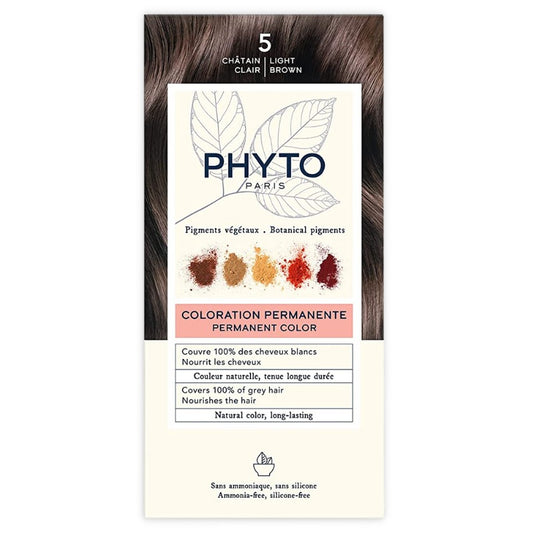 Phyto Permanent Hair Color NO.5 - Light Brown