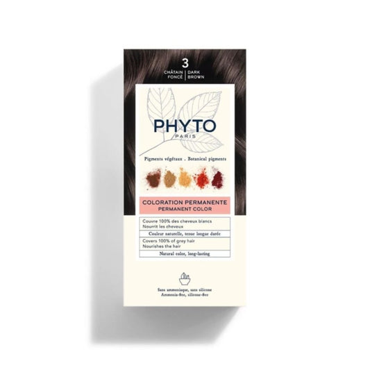 Phyto Permanent Hair Color NO.3 - Dark Brown