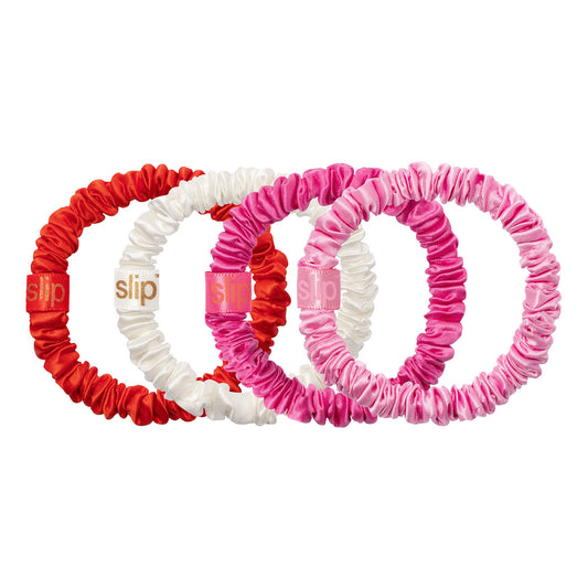 AGGIE SCRUNCHIE ORNAMENT - SKINNIE SILK SCRUNCHIE SET - 4 PACK