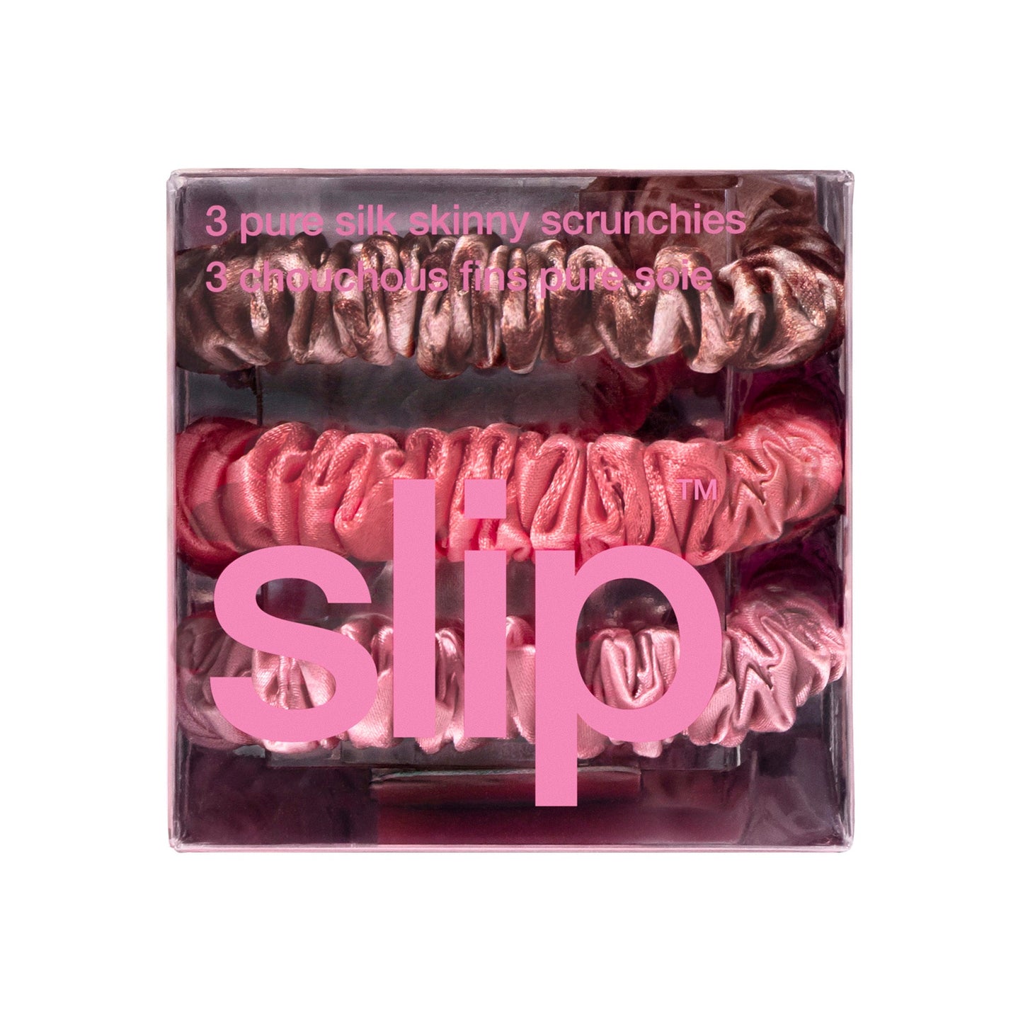 PURE SILK SKINNY SCRUNCHIES - BLONDIE