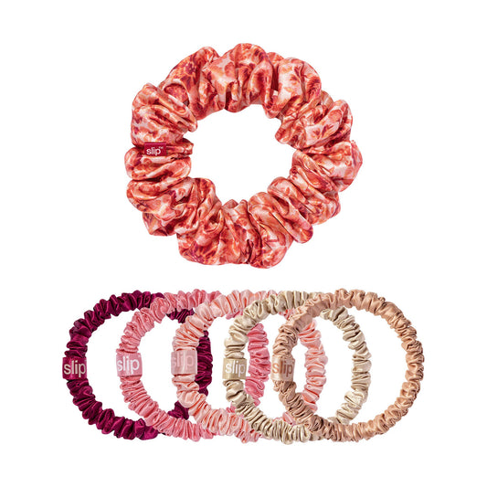 FLORA SCRUNCHIE SET - SET OF 6