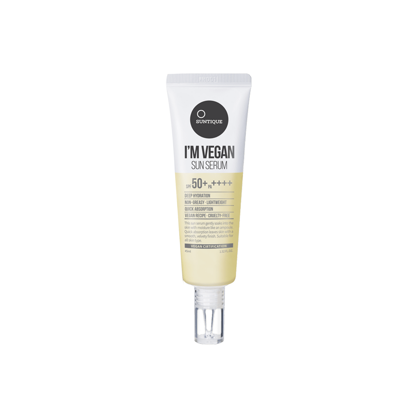 I'm Vegan Korean Sun Serum SPF 50 PA ++++