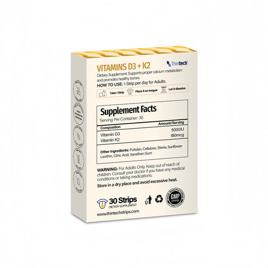 Thintech D3 + K2 30 strips