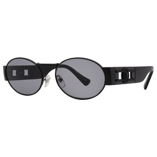 VERSACE VE2264 Matte Black Oval Sunglasses