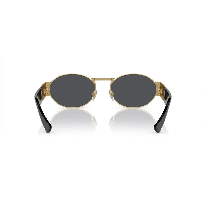 VERSACE VE2264 Matte Gold Oval unisex Sunglasses