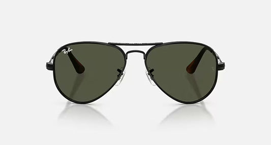 Ray-Ban Aviator MAX Black & Green Sunglasses-Size 62