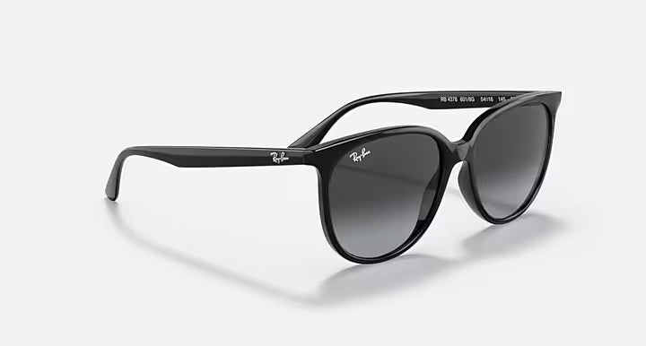 RAY-BAN RB4378 Black & Grey Gradient Square Sunglasses For Women S