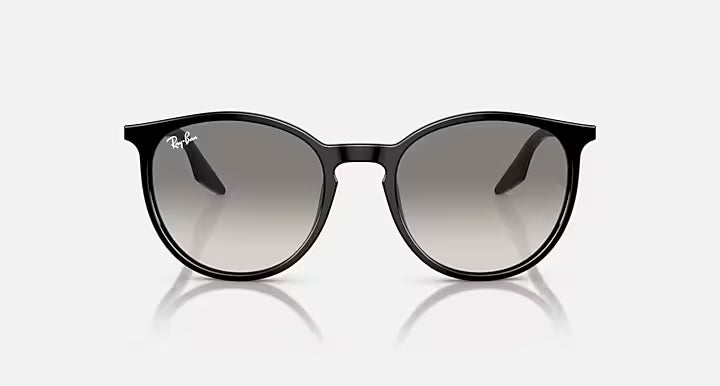 RAY-BAN RB2204 Black & Light Grey Phantos Sunglasses For Unisex S