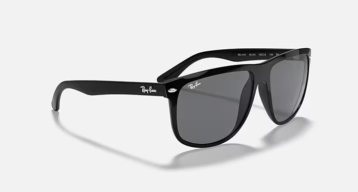 RAY-BAN BOYFRIEND Black & Grey Square Sunglasses For Men S