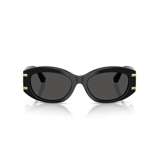D&G DG4502 Black & Dark Grey Oval Sunglasses -Size 55
