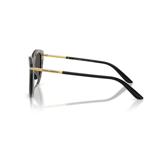 D&G DG4492 Black & Dark Grey Butterfly Sunglasses -Size 55