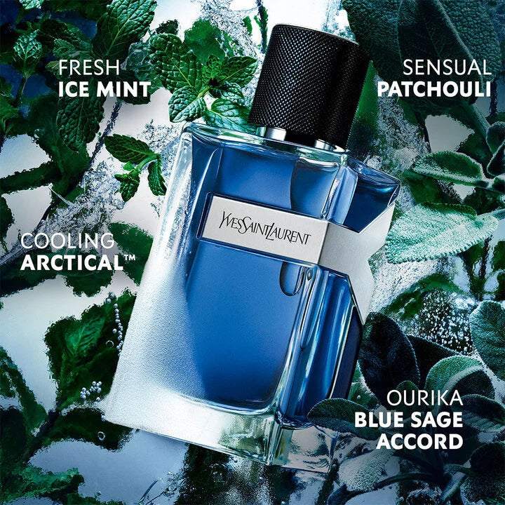 Yves Saint Laurent Men's Y Iced Cologne Intense Eau de Toilette 100ml