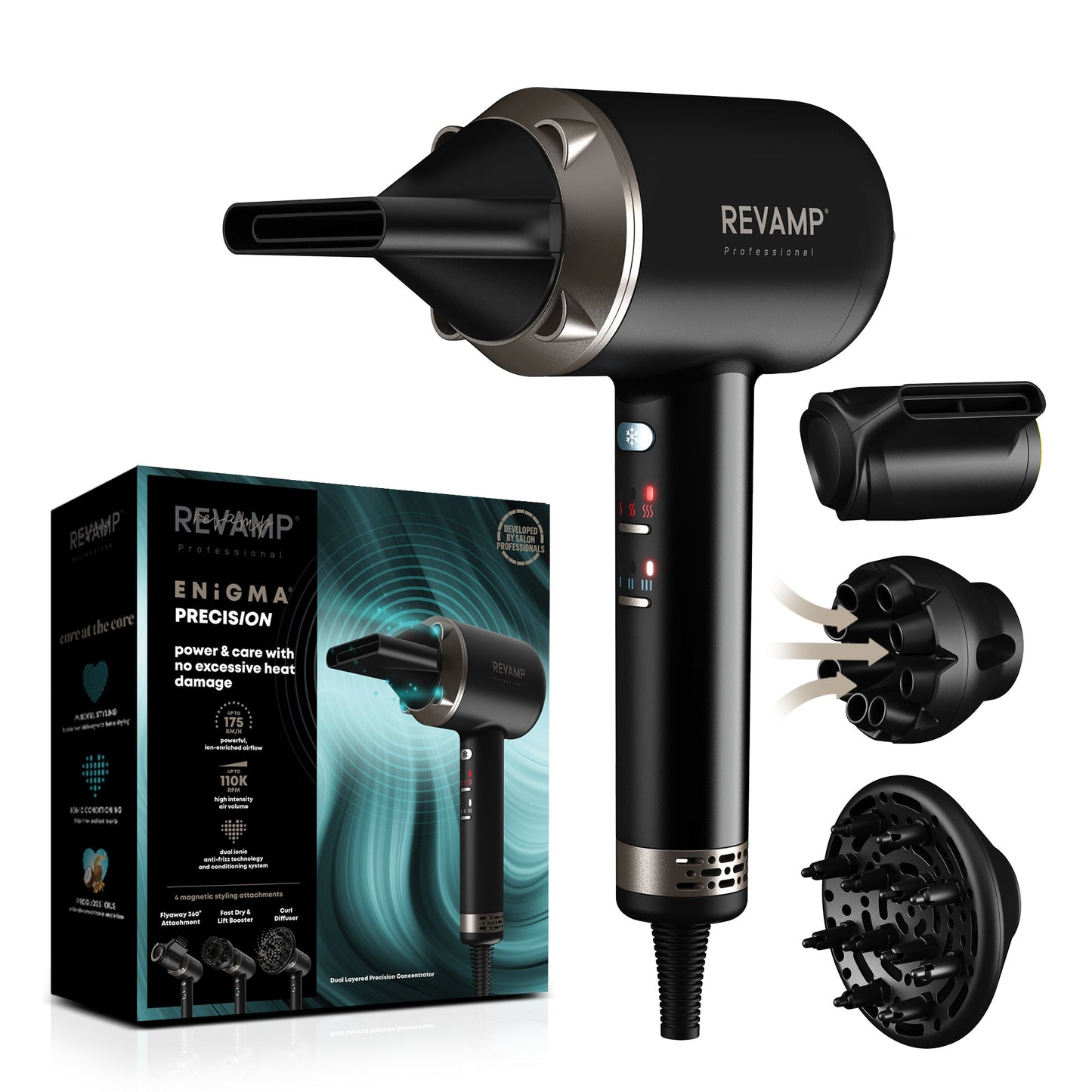 Revamp - Enigma Precision Power Plus Dryer (DR-7000-GB)