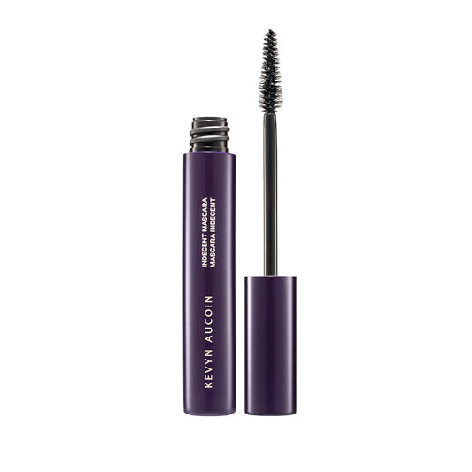 Kevyn Aucoin mascara with purple packaging on a white background
