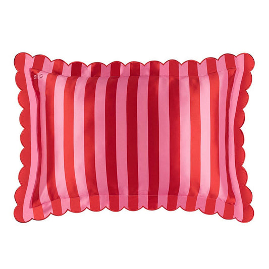 QUEEN PILLOWCASE SCALLOPED EDGED - SUNSHADE