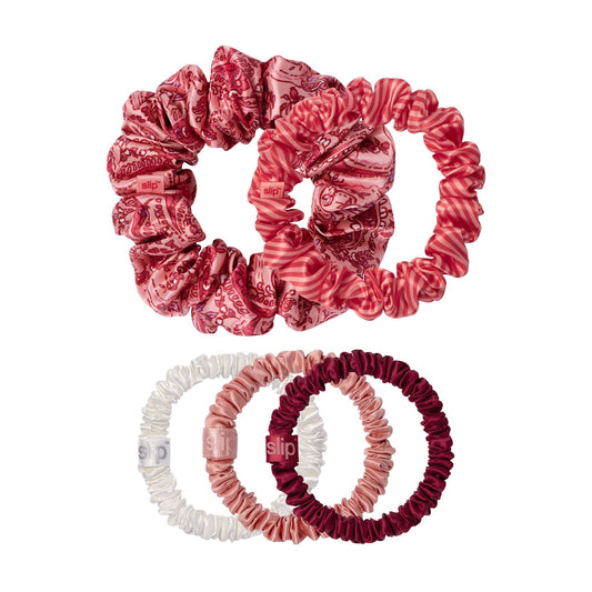 HARRIET SCRUNCHIES SET OF 5 MOTHER'S DAY COLLECTION