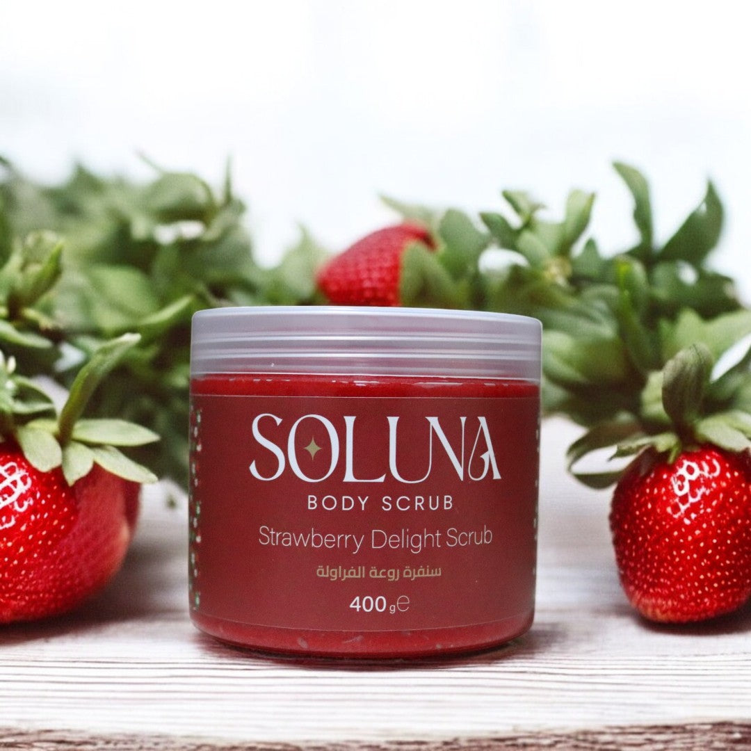 Soluna Strawberry - Sugar Body scrub