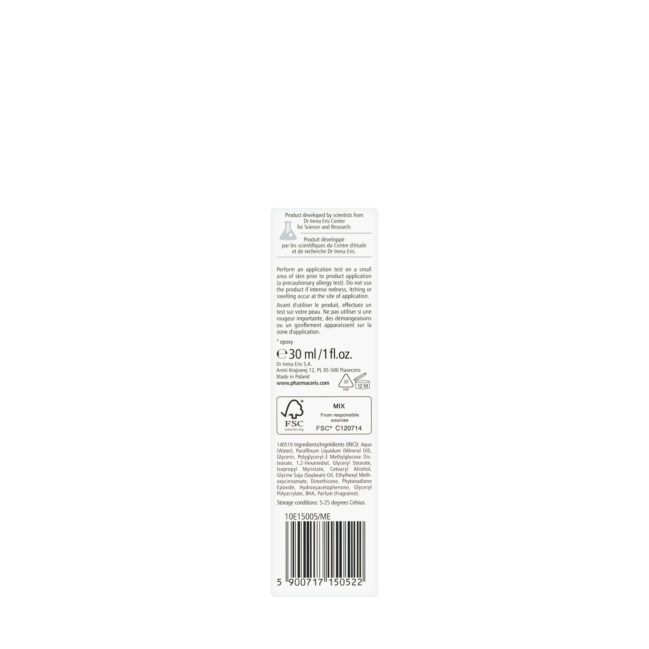 Pharmaceris N Neocapillaries Cream Vitamin K 1% 30ml