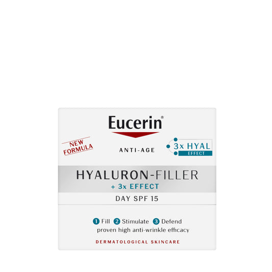 Eucerin Hyaluron-Filler +3x Effect Day Cream SPF 15 for Dry Skin 50 Ml