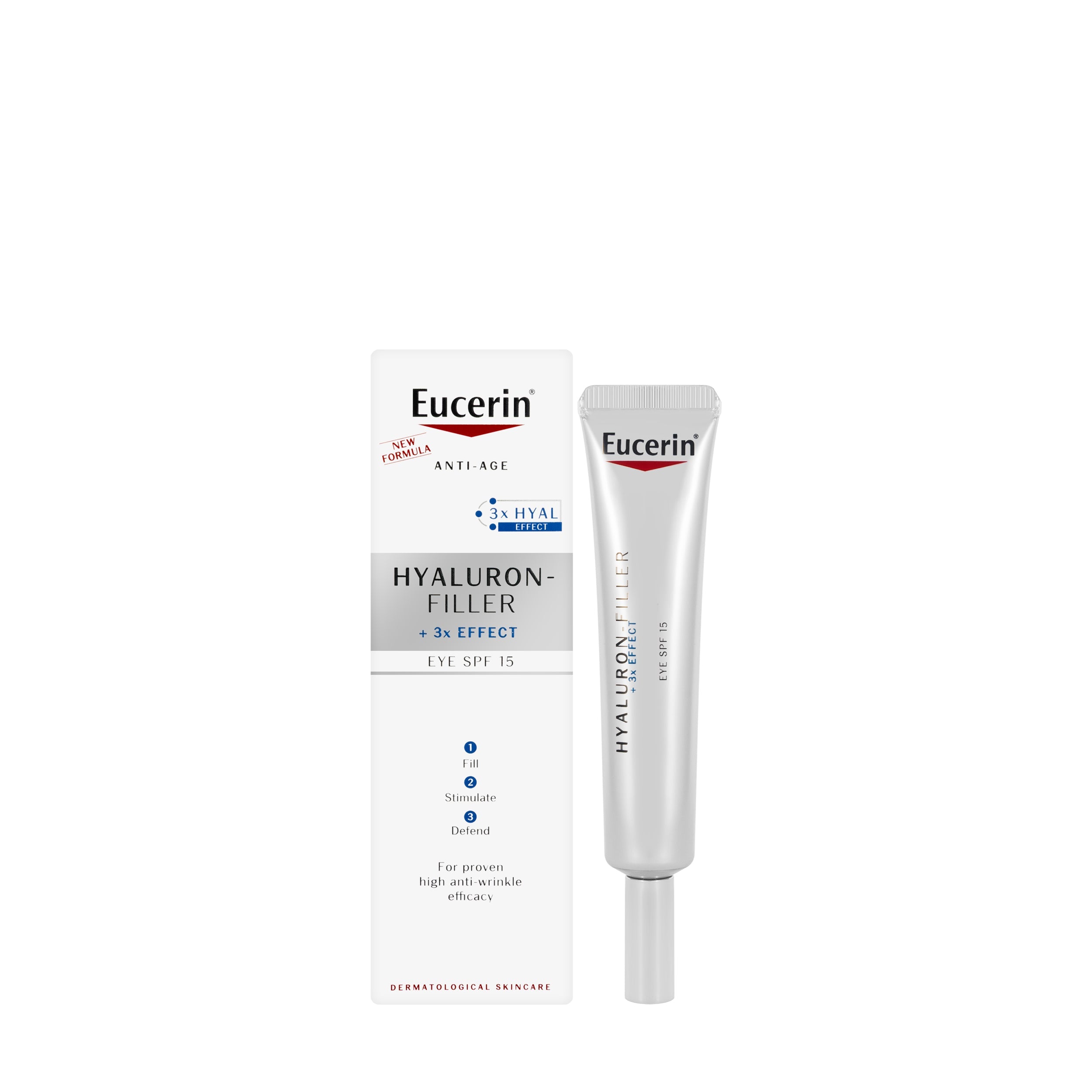 Eucerin Hyaluron-Filler +3x Effect SPF 15 كريم العين 15 مل