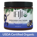 Fiji Organic - Whole Body Sea Salt Scrub infused with coconut oil - Peppermint