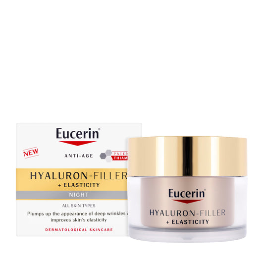 Eucerin Anti-Age Hyaluron-Filler + Elasticity Night Cream 50 Ml