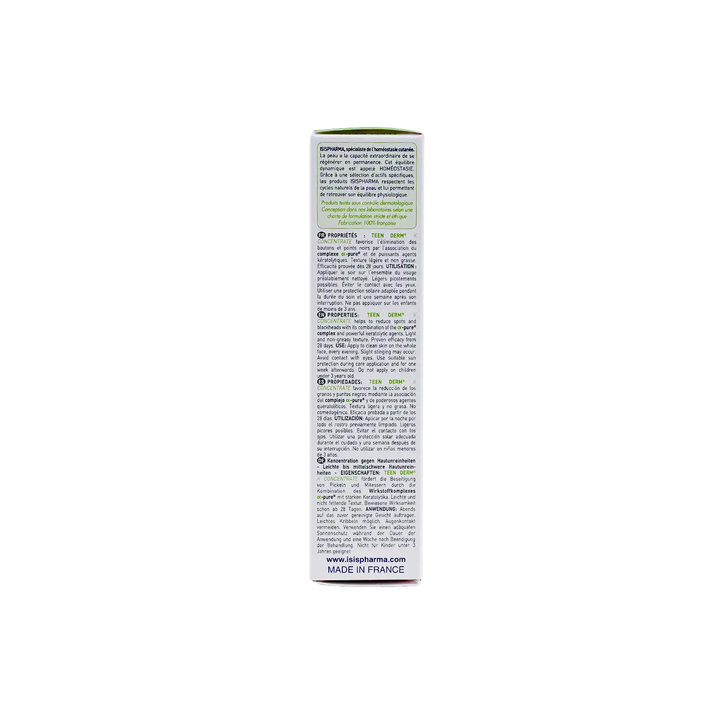 ISIS Pharma Teen Derm K Concentrate Cream 30ml